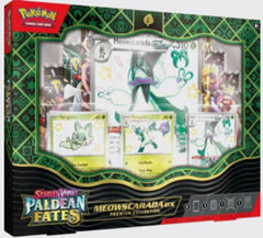 POKEMON Scarlet & Violet Paldean Fates MEOWSCARADA ex Premium Collection Box