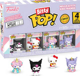 Bitty Pop Sanrio Hello Kitty and Friends Kuromi 4 pack Vinyl Figure