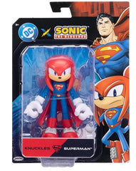 Jakks Pacific DC x Sonic The Hedgehog Knuckles Superman Action Figure
