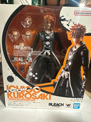 **Open Box**S.H. Figuarts Ichigo Kurosaki -Bankai・Tensazagetsu- "Bleach: Thousand-Year Blood War" Action Figure