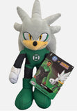 Jakks Pacific Sonic The Hedgehog DC Silver Green Lantern 9 in Plush
