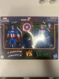 **Open Box**Marvel Legends Gamerverse Captain America vs. Venom 2 pk Action Figure