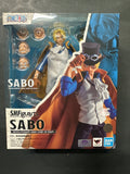 **Open Box**S.H. Figuarts Sabo - Revolutionary Army Chief of Staff - "One Piece" Action Figure
