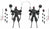 **Pre Order**NECA TMNT 2012 Cartoon Ultimate Footbots 2 Pack Action Figure