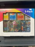 POKEMON Costco Kanto Mini Tin 5-Pack 10 Booster Packs