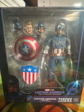 **Open Box**MAFEX Captain America The Winter Soldier Captain America (Classic Suit) Action Figure