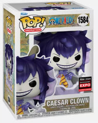 Funko Pop One Piece Caesar Clown 2024 C2E2 Expo Shared Exclusive 1584 Vinyl Figure