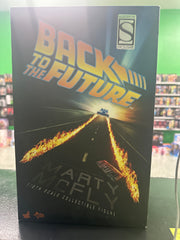 **Open Box**Hot Toys 1/6 Scale MMS 257 Back to the Future Marty Mcfly Action Figure