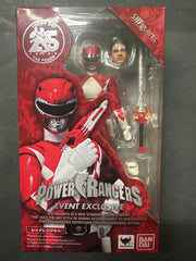 **Open Box**S.H. Figuarts SDCC 2018 Mighty Morphin Power Rangers Red Ranger Action Figure