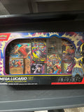 POKEMON Mega Lucario ex Figure Collection Box 5 Booster Packs