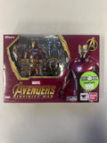 **Open Box**S.H. Figuarts Avengers Infinity War Iron Man MK50 & Tamashii Stage Action Figure