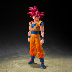 **Pre Order**S.H. Figuarts Super Saiyan God Son Goku (God Aura) "Dragon Ball Super" Action Figure