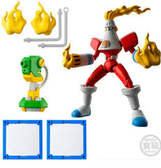 Bandai Shokugan SMP Kit Mega Man EXE 01 Fire Man & Canodumb Model Kit