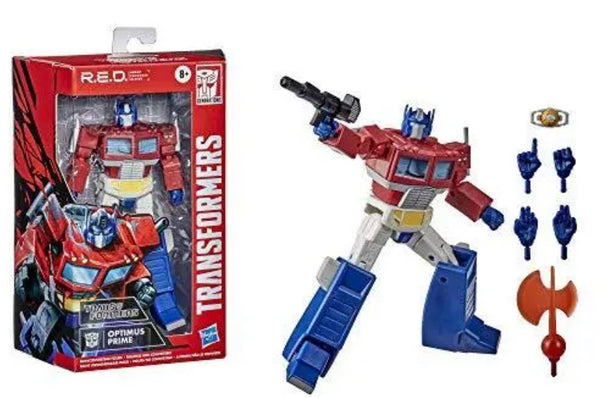 Transformers R.E.D. Robot Enhanced Design Optimus Prime Action Figure ...