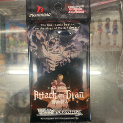 Weiss Schwarz Attack on Titan Final Season BOOSTER Pack