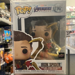 Funko Pop Avengers Endgame Iron Spider Upper Deck Exclusive 1142 Vinyl Figure