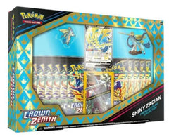 POKEMON Crown Zenith Shiny Zacian Premium Figure Collection Box 11 BOOSTER PACK