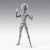**Pre Order**S.H. Figuarts Body-Kun -Ken Sugimori- Edition -Wireframe- (Gray Color Ver.) Action Figure