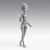 **Pre Order**S.H. Figuarts Body-Chan -Ken Sugimori- Edition -Wireframe- (Gray Color Ver.) Action Figure
