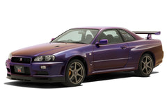 Aoshima 1/32 NISSAN R34 SKYLINE GT-R (MIDNIGHT PURPLE III) Model Kit