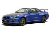 Aoshima 1/32 NISSAN R34 SKYLINE GT-R(BAYSIDE BLUE) Model Kit