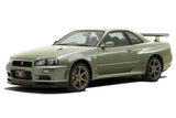 Aoshima 1/32 NISSAN R34 SKYLINE GT-R Nur(MILLENNIUM JADE) Model Kit