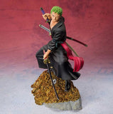 Figuarts Zero Roronoa Zoro WT100 Commemorative Eiichiro Oda Illustration "DAIKAIZOKU HYAKKEI" "One Piece" Statue