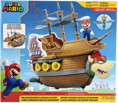 Jakks Pacific Super Mario Deluxe Bowser's Ship Playset Action Figure