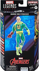 Marvel Legends Avengers Baron Von Strucker Puff Adder BAF Action Figure