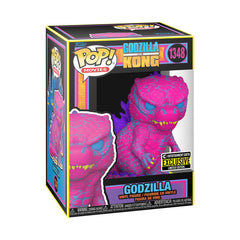 Funko Pop Godzilla vs. Kong Black Light Pop EE Exclusive 1348 Vinyl Figure