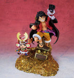 Figuarts Zero Monkey.D.Luffy WT100 Commemorative Eiichiro Oda Illustration "DAIKAIZOKU HYAKKEI" "One Piece" Statue