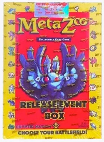 MetaZoo TCG Cryptid Nation Release Event Box 2nd Edition (3 Booster) Toyz in the Box MetaZoo TCG Cryptid Nation Release Event Box 2nd Edition (3 Booster) Toyz in the Box