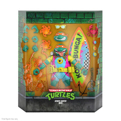 Super 7 Teenage Mutant Ninja Turtles Ultimates Sewer Surfer Mike Action Figure