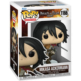 Funko Pop Attack on Titan Mikasa Ackerman 1166 Vinyl Figure