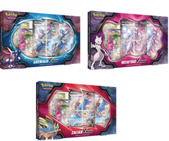 POKEMON V-Union Special Collection Mewtwo Greninja or Zacian 4 BOOSTER PACK
