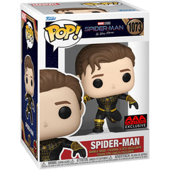 Funko Pop Spider-Man No Way Home Unmasked Black Suit AAA Exclusive 1073 Vinyl Figure