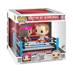 **Damaged Box**Funko Pop Moment WWE Bret 'Hitman' Hart and Shawn Michaels Vinyl Figure