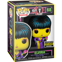 Funko Pop Elvira Black Light Pop Exclusive 68 Vinyl Figure