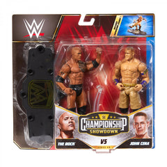 Mattel WWE Championship Showdown The Rock vs John Cena 2 Pack Action Figure