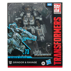 Transformers Studio Series Leader Class Grindor & Ravage 73 Action Figure