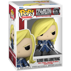 Funko Pop Full Metal Alchemist Brotherhood Olivier Mira Armstrong 1178 Vinyl Figure