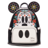 Loungefly Mickey Mouse Dia de los Muertos Sugar Skull Exclusive Mini-Backpack