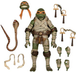 NECA Universal Monsters x Teenage Mutant Ninja Turtles Ultimate Michelangelo as The Mummy Action Figure