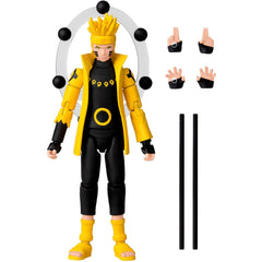 Bandai Naruto Anime Heroes Naruto Uzumaki Sage of Six Paths Mode Action Figure