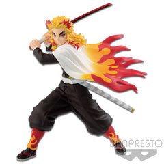 Banpresto Demon Slayer: Kimetsu no Yaiba VIBRATION STARS-Tanjiro Kamado & Kyojuro Rengoku (B:Kyojuro Rengoku) Figure