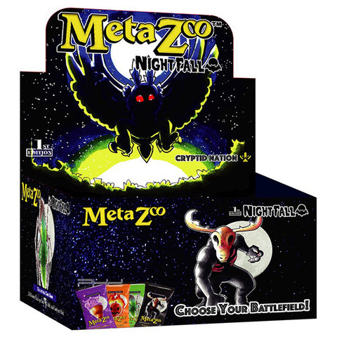 MetaZoo TCG Nightfall 1st Edition BOOSTER BOX Toyz in the Box MetaZoo TCG Nightfall 1st Edition BOOSTER BOX Toyz in the Box