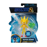 Jakks Pacific Sonic The Hedgehog 2 Movie Super Sonic Action Figure