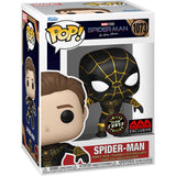 **Damaged Box**Funko Pop Spider-Man No Way Home Unmasked Black Suit AAA Exclusive CHASE 1073 Vinyl Figure
