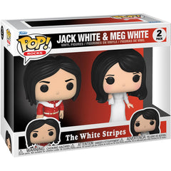 Funko Pop The White Stripes Jack White & Meg White 2 pack Vinyl Figure
