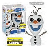 Pop Funko Frozen Olaf the Snowman with Glitter EE Exclusive Figure - Toyz in the Box